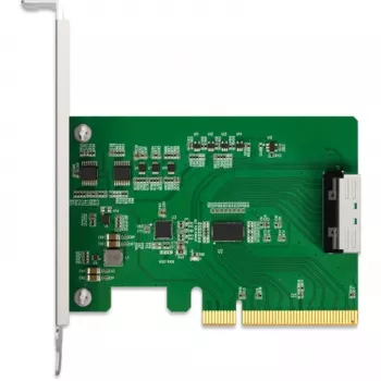 ICY DOCK EXLink MB409A5 MCIO 8i (SFF-TA-1016) naar PCIe 5.0 x8 adapter met redriver