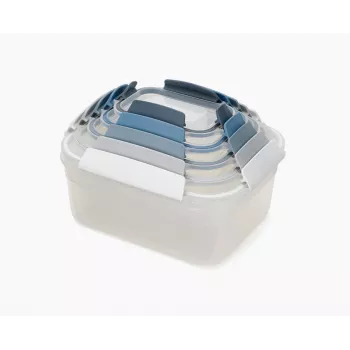 Joseph Joseph Nest Lock 5-delige blauwe levensmiddelenbakjes-set - Editions