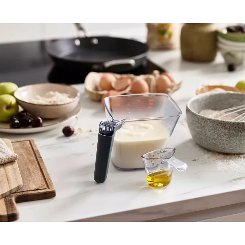 Joseph Joseph Align 2-delige Easy-Read grijze maatbekerset