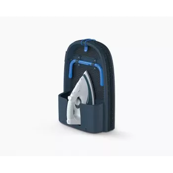Joseph Joseph Pocket Plus opvouwbaar tafelstrijkplank met advanced cover, blauw