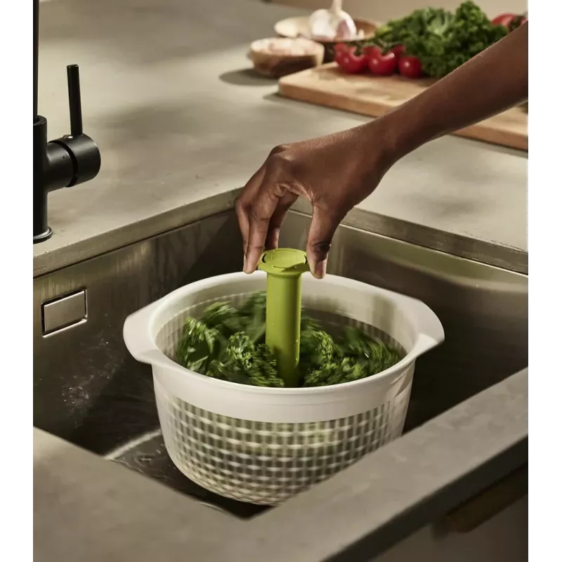Joseph Joseph Spindola groene in-sink saladespinazie vergiet