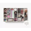 Joseph Joseph Viva 12-delige make-up lade-organizer set - grijs/transparant