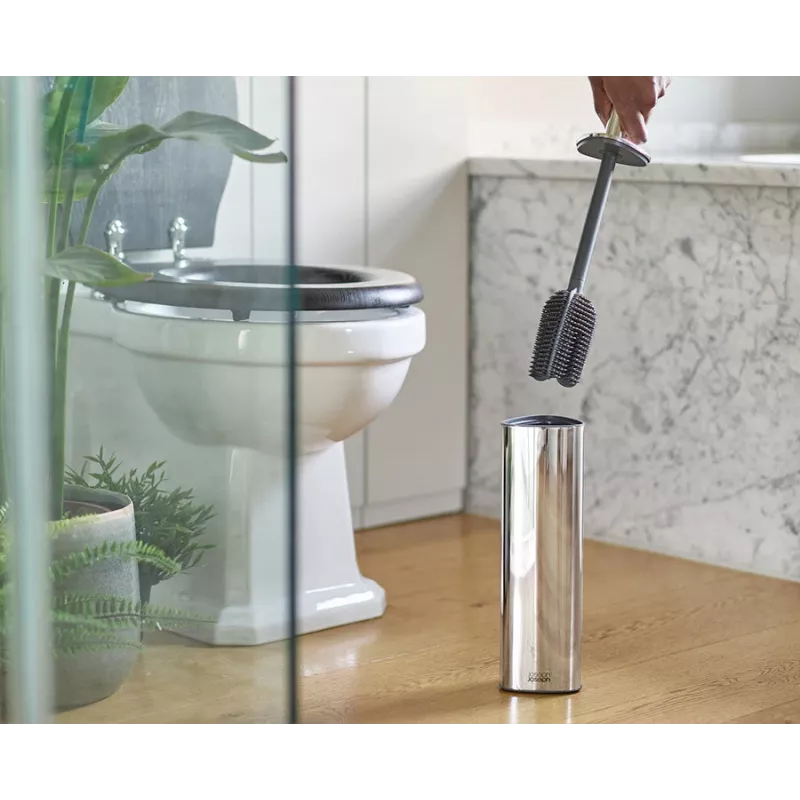Joseph Joseph Flex 360 toiletborstel roestvrij staal