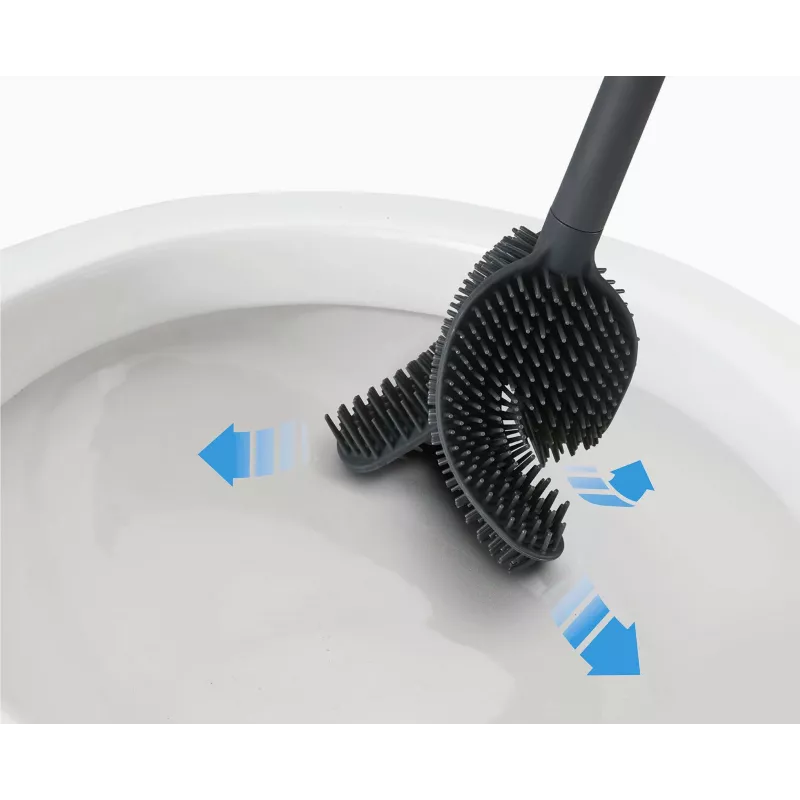 Joseph Joseph Flex 360 toiletborstel roestvrij staal