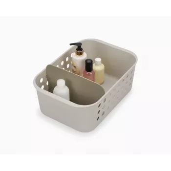 Joseph Joseph EasyStore large ecru badkamer opbergmand