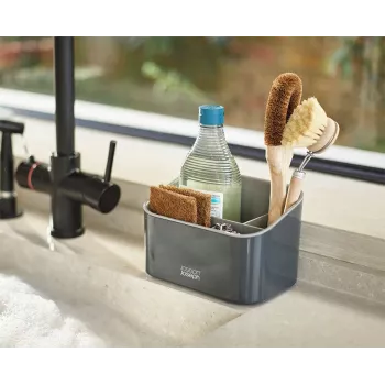 Joseph Joseph SinkStore getrapte grijze gootsteen organizer