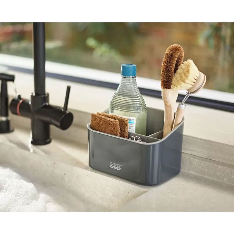 Joseph Joseph SinkStore getrapte grijze gootsteen organizer