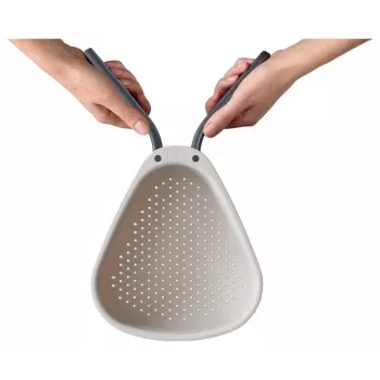 Joseph Joseph Droplet grote keukenzeef met opvouwbare handgrepen, wit (1000007)