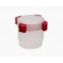 Joseph Joseph Nest Lock 4-delige rode 1L ronde levensmiddelenbakjes-set