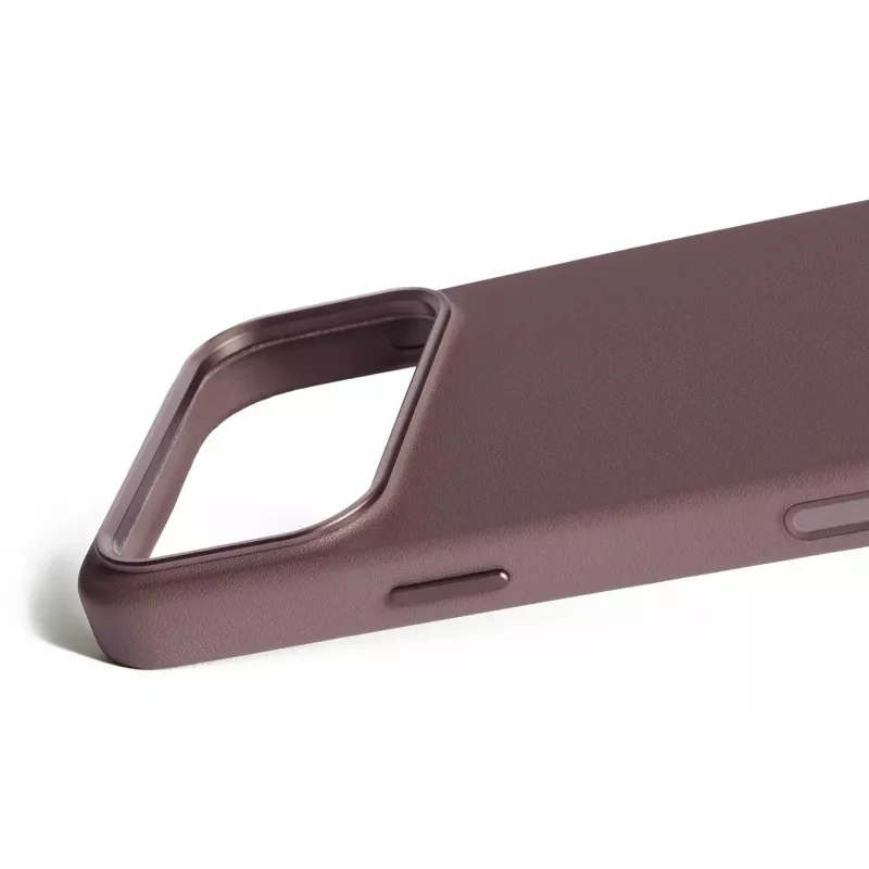 Mujjo Leather Case voor iPhone 17 Pro Max met MagSafe (Bronze Red)