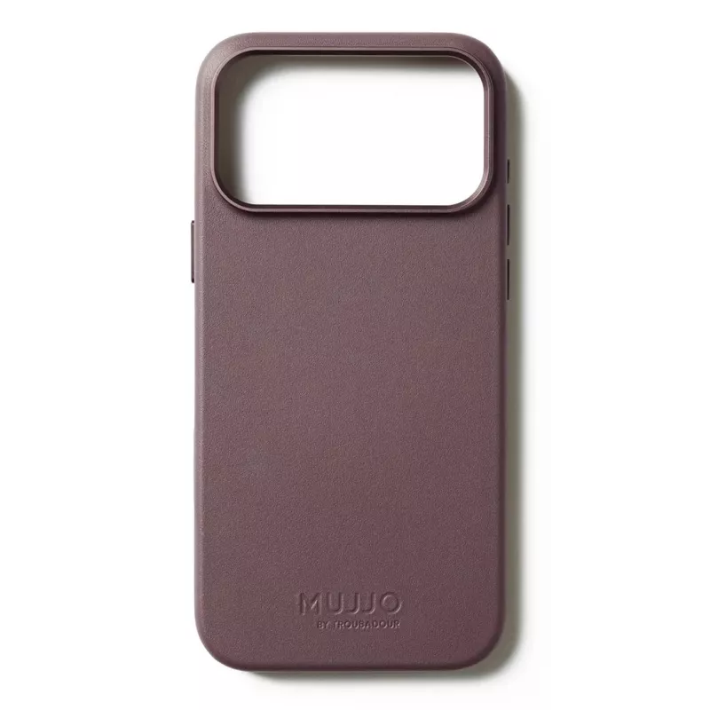 Mujjo Leather Case voor iPhone 17 Pro Max met MagSafe (Bronze Red)