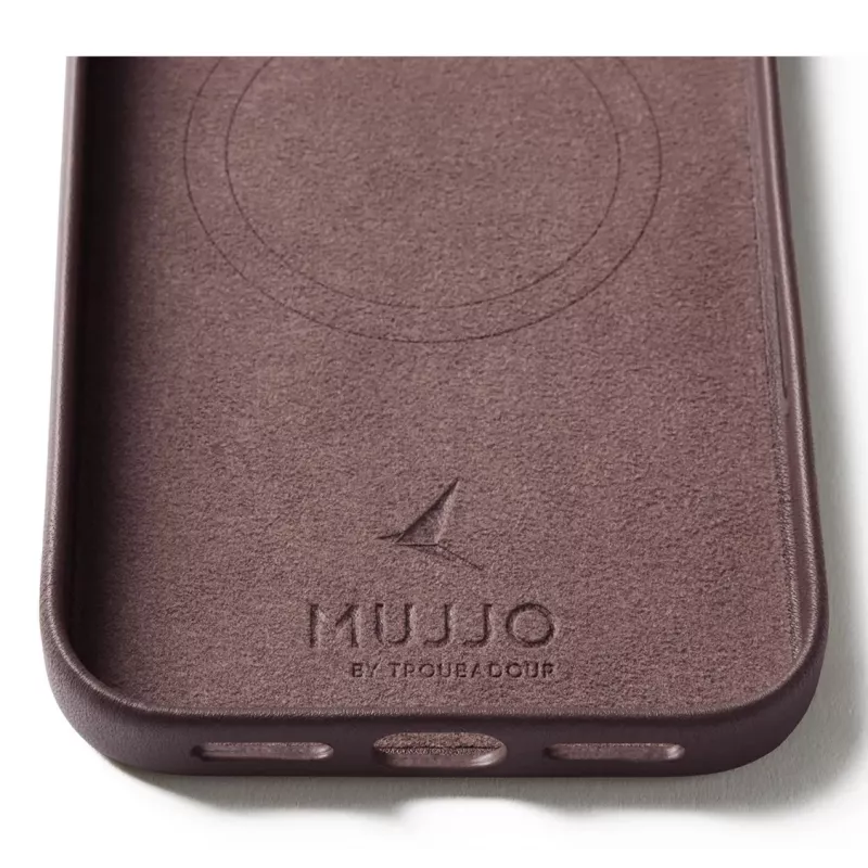 Mujjo Leather Case voor iPhone 17 Pro Max met MagSafe (Bronze Red)