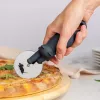 OTOTO Kitty Cut pizzasnijder - zwart-wit kattendesign