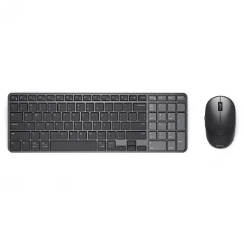Dell Pro 7 oplaadbare compacte toetsenbord- en muisset - KM746 - zwart - Duitse layout