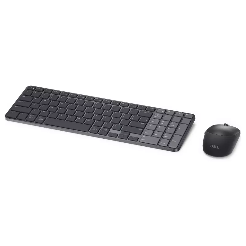 Dell Pro 7 oplaadbare compacte toetsenbord- en muisset - KM746 - zwart - Duitse layout