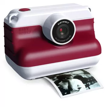 KIDYWOLF instantcamera met selfiefunctie rood