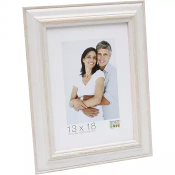 Deknudt S221H1 houten fotolijst 13x18 cm beige wit