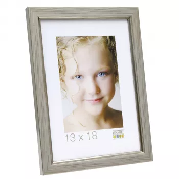 Deknudt S46AD1 fotolijst 13x18 cm zilver kunststof rechthoekig