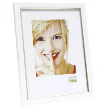 Deknudt S46AF1 fotolijst 10x15 cm zilver hars met MDF-achterwand