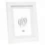 Deknudt S66KF1 P1 30x45 houten fotolijst wit met passe-partout