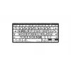 Logickeyboard Mac Bluetooth brailletoetsenbord met grote lettertekens zwart op wit - 78 toetsen
