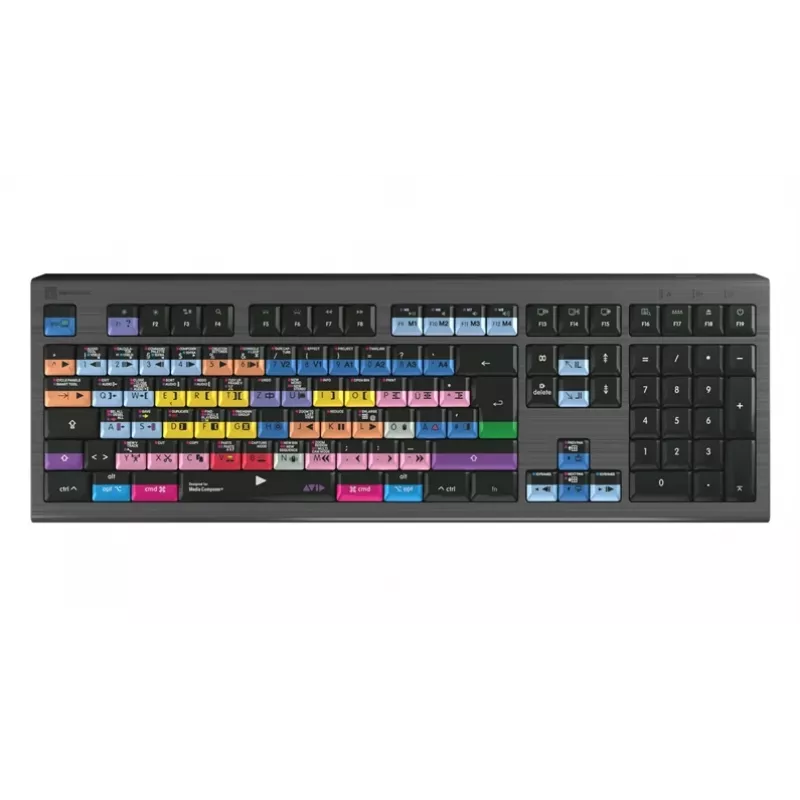 Logickeyboard Avid Media Composer Astra 2 Pro DE Mac Montage-toetsenbord (Duits layout, verlicht, USB)