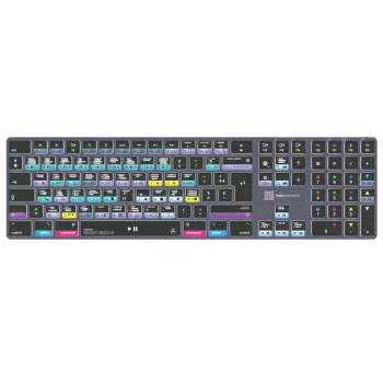 LogicKeyboard DaVinci Resolve 18 Titan FR (Mac) - Frans AZERTY-layout, verlicht, bedraad USB