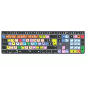 LogicKeyboard Apple Logic Pro X2 Titan FR (Mac) - French AZERTY Bedraad Verlicht Toetsenbord