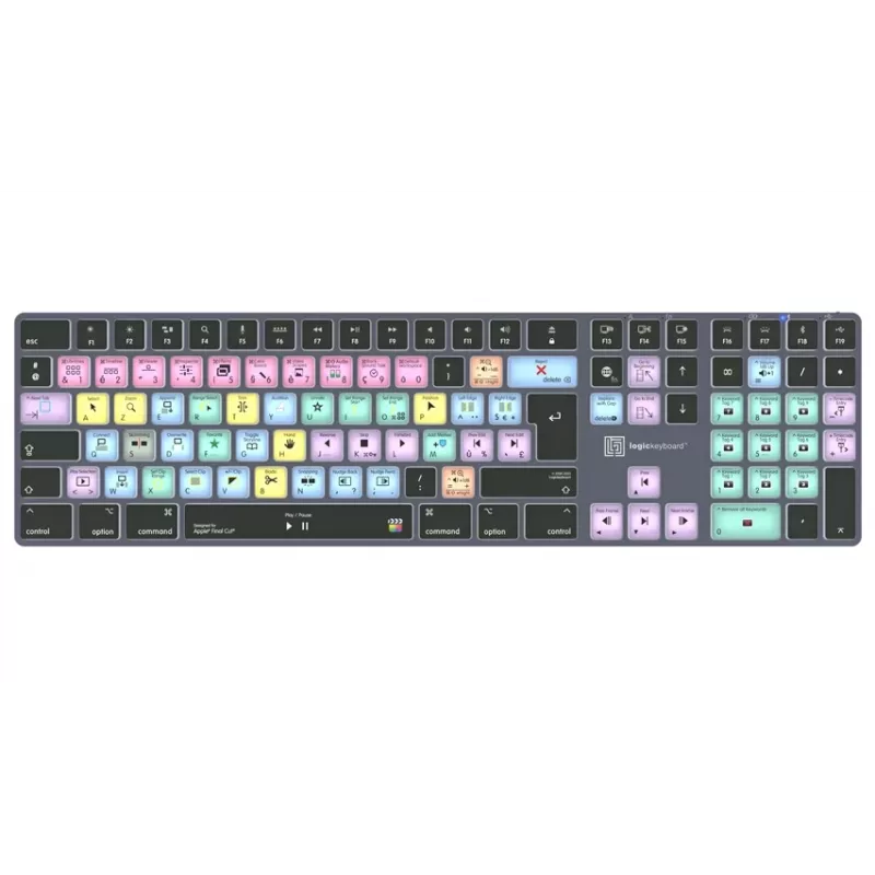 LogicKeyboard Apple Final Cut Pro X Titan French AZERTY Toetsenbord (Mac)