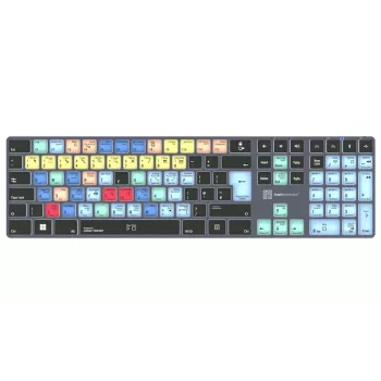 Logickeyboard Steinberg Cubase/Nuendo Titan UK PC bedraad USB-toetsenbord met verlichting