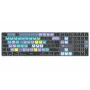 Logickeyboard DaVinci Resolve Classic Titan DE (Mac) - Duitse indeling, bedraad USB, montagetoetsenbord met verlichting