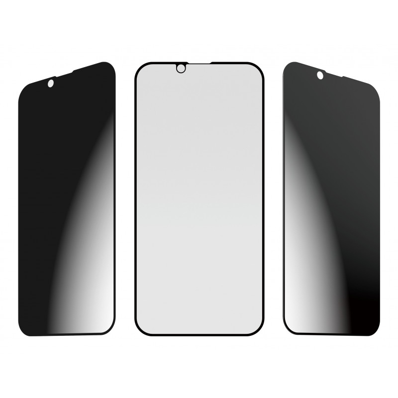 PanzerGlass 2-Way privacy screenprotector voor iPhone 17e/16e/14/13/13 Pro, Ultra-Wide Fit met FastFit In-A-Box (PG02105)