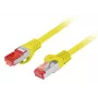 LANBERG Cat.6 S/FTP LSZH CU patchkabel 3,0m geel Fluke Certified (PCF6-10CU-0300-Y)