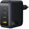 Baseus EnerFill FH11 GaN 140W 3xUSB-C + 1xUSB-A snellader zwart