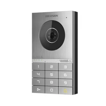 Hikvision DS-KV7023EY-IME2 video-deurstation, 2 MP, PoE, IP65, IK08, Mifare