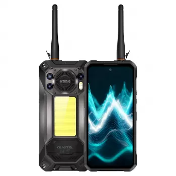 OUKITEL WP61 Plus 5G walkie-talkie smartphone 6,78 inch 12/512 GB 20000 mAh zwart