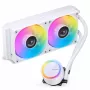 Jonsbo TG-240 AiO vloeistof-CPU-koeler, ARGB - 240mm, wit