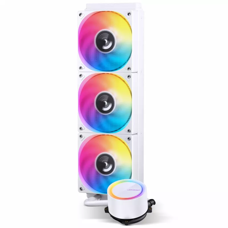 Jonsbo TG-360 all-in-one vloeistof-CPU-koeler, ARGB - 360mm, wit