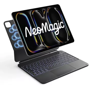 Inateck toetsenbord iPad 13 QWERTZ zwart [KB903-13P_black] - toetsenbord