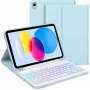 Inateck Keyboard Ace Touch iPad 11/10.9 QWERTZ RGB wit