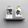 Dudao A28PCEU 45W GaN-voeding met 2x USB-C en 1m USB-C-kabel - zwart
