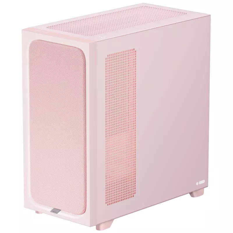 TRYX FLOVA F50 midi-tower, ATX, tempered glass - roze