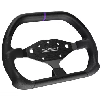CONSPIT DX320 D-shape stuurwiel - 320mm Alcantara-grip, carbonfiber, RGB
