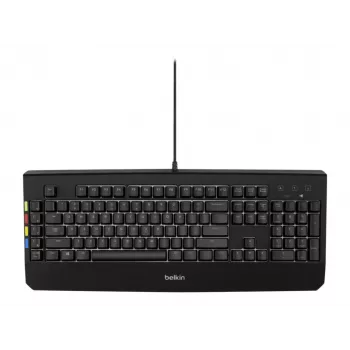Belkin 2-4-8 poorts Secure KVM USB-toetsenbord met verlichting DE QWERTZ
