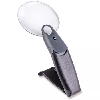 Carson FH-25 FreeHand 2,5x loep met LED-verlichting, zwart