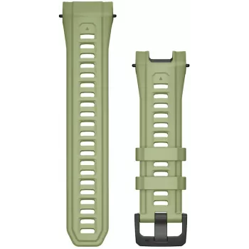 Garmin Instinct 3 50 mm vervangingsarmband 26 mm siliconen Farn groen (010-13396-08)