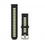 Garmin Quick Release band 20 mm siliconen zwart/geel (010-11251-B6)