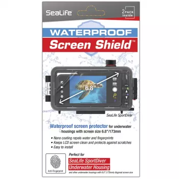 Sealife SportDiver screenprotector (SL4005) - 2-pack, transparant, PET-folie