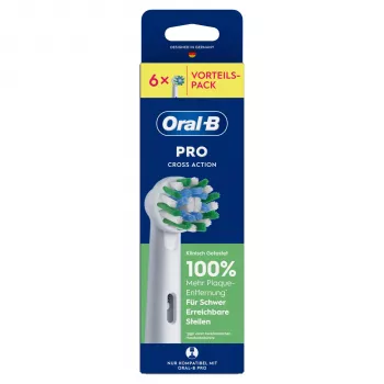 Braun Oral-B Pro Cross Action Vervangborstelkoppen 6-pack