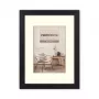 ZEP Malmo zwart fotolijst 15x20/20x30 cm hout met passe-partout V4523B